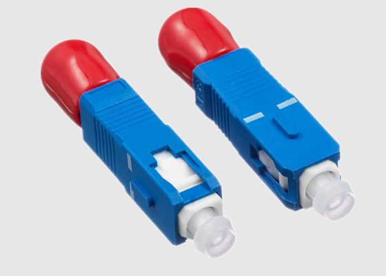 Simplex ST UPC Male To SC UPC Female Fiber Optic Cable Adapter