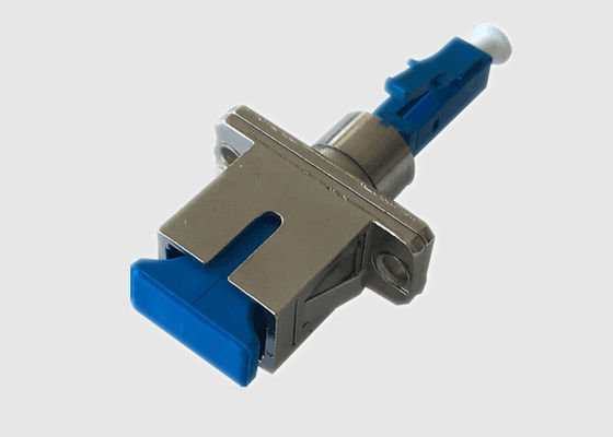 Adaptor Blue Hybrid Coupler Singlemode Simplex LC Ke SC
