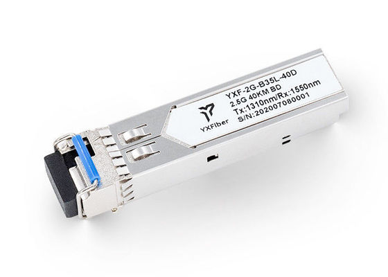 20km LCDDM 1310nm 1550nm 2.5G SFP Optical Transceiver