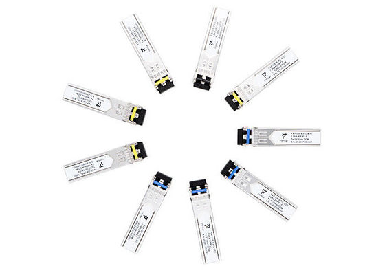 Konektor LC Bi Directional 80km 2.5G SFP Optical Transceiver