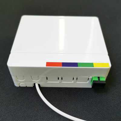 ROHS ABS Singlemode SC APC 2 Core Fiber Optic Termination Box