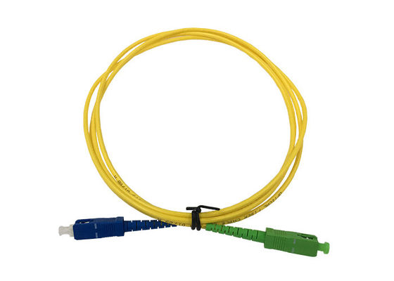 Kabel Patch Serat Optik 3M Tahan Api, Sc Apc Fiber Jumper