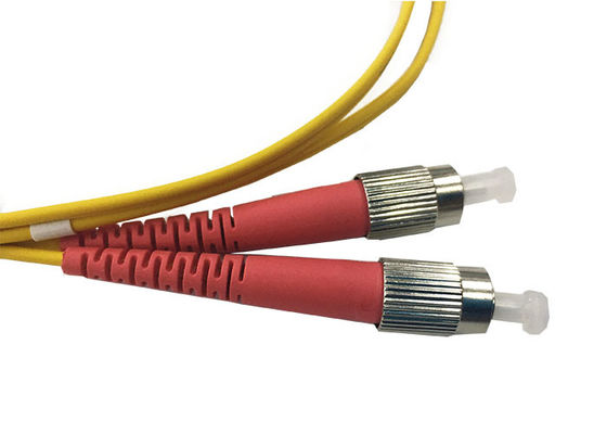 LC UPC Singlemode Duplex 2.0mm 1M Kabel Patch Serat Optik