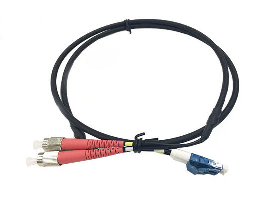 Kabel Fiber Optik Duplex Single Mode 4.8mm, kabel patch LC UPC