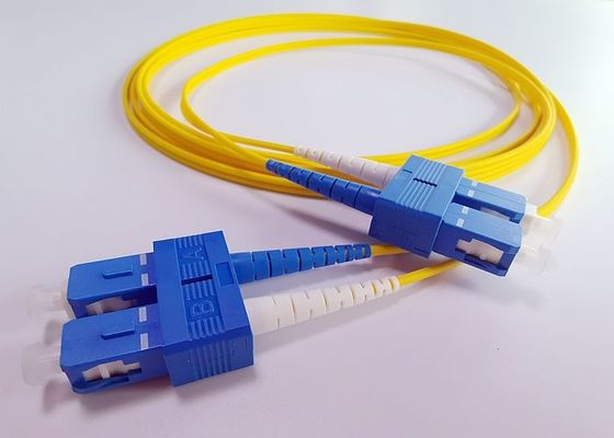 Kabel Patch Duplex Lszh SC UPC Kasar Untuk Sistem DWDM