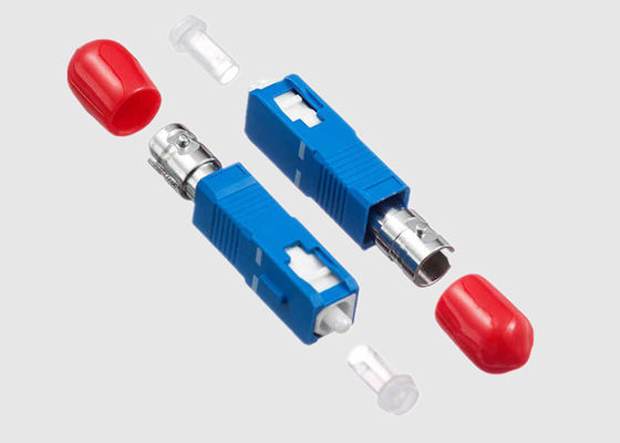 Simplex ST UPC Male To SC UPC Female Fiber Optic Cable Adapter
