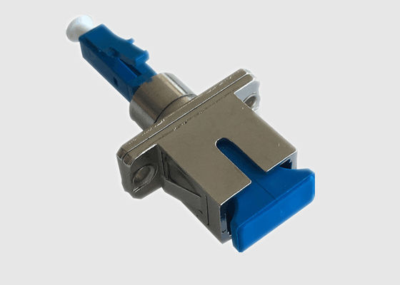 Adaptor Blue Hybrid Coupler Singlemode Simplex LC Ke SC