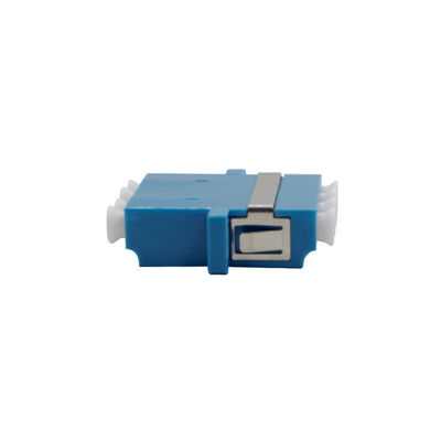 CE Disetujui SM MM OM3 4 Cores Quad LC Fiber Optic Adapter