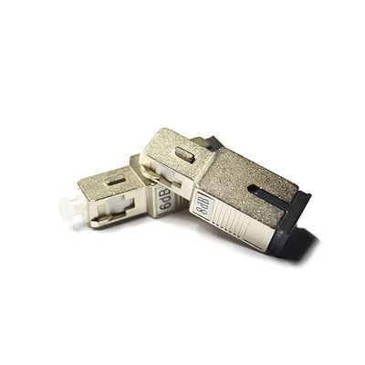 SM Simplex 2.0mm 5db Aksesoris Fiber Optic Sc ​​Apc Attenuator