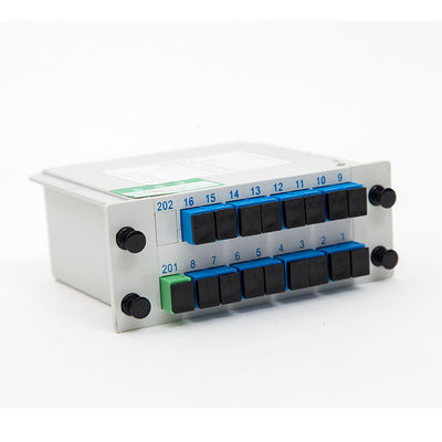 GPON EPON Fiber Optic PLC Splitter, Kaset Plc Splitter 1x8